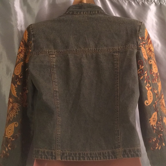 Gordon James embroidered denim jacket, S - Picture 7 of 8